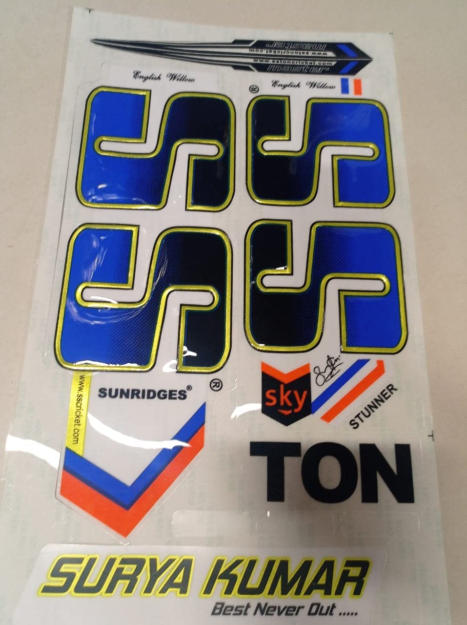 SKY BLUE CRICKET BAT STICKER STUNNER (B0C1T4JN62) Amazon Price History, Amazon Price Tracker
