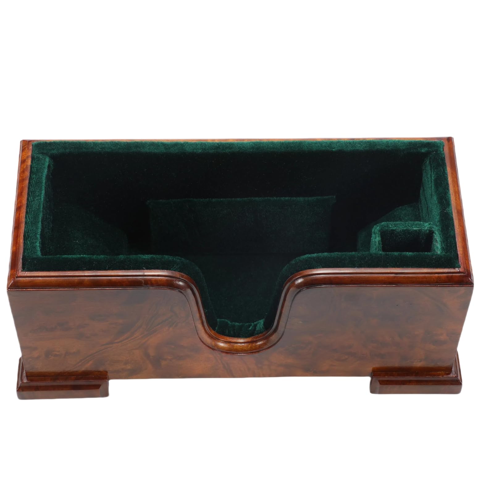 YWYLL Violin and Bow Holder ( Stand), Wooden Violin Holder Floor Display for Violin Velvet Protection - Image 2