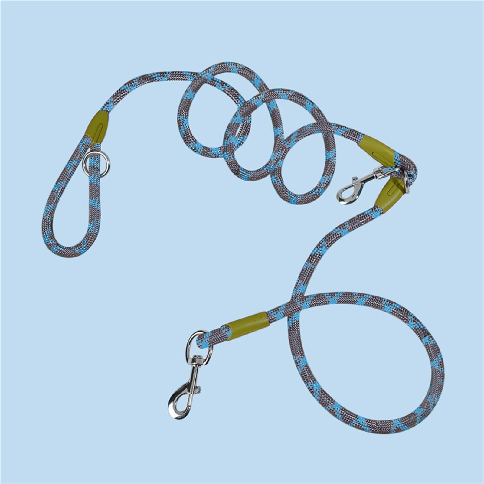 Laisse en Nylon for Chien de Compagnie, Corde de Traction for Courir, Mains Libres, for Petits, Moyens et Grands Chiens pour Ceinture, Running(Orange,L 1.2x235cm)