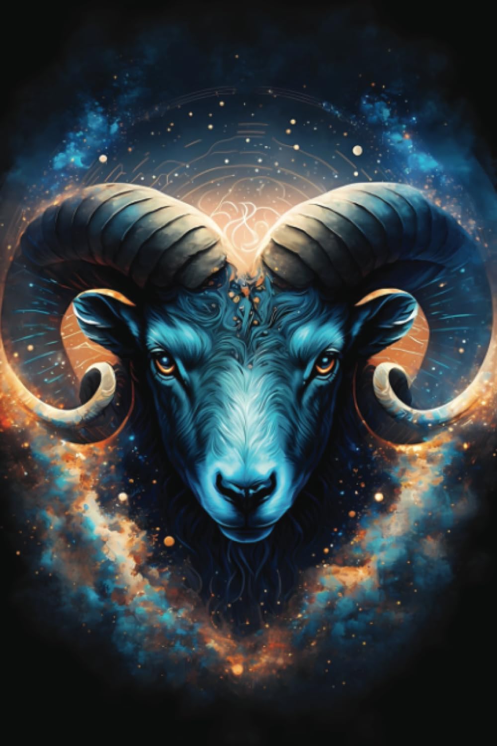 The Blue Space Ram Journal: Paperback Notebook for Everyone