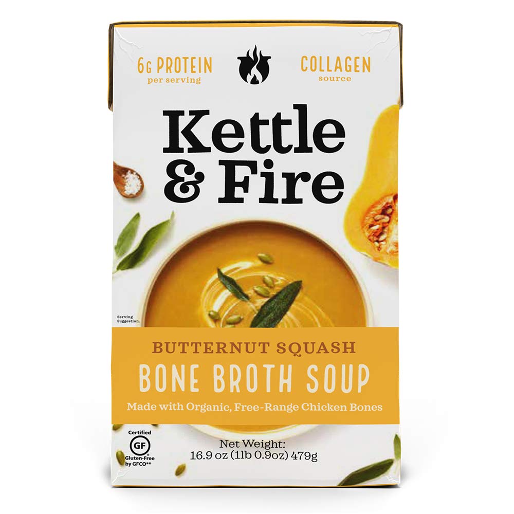 Kettle & Fire Soup, Butternut Squash, 16.9 Oz Grocery