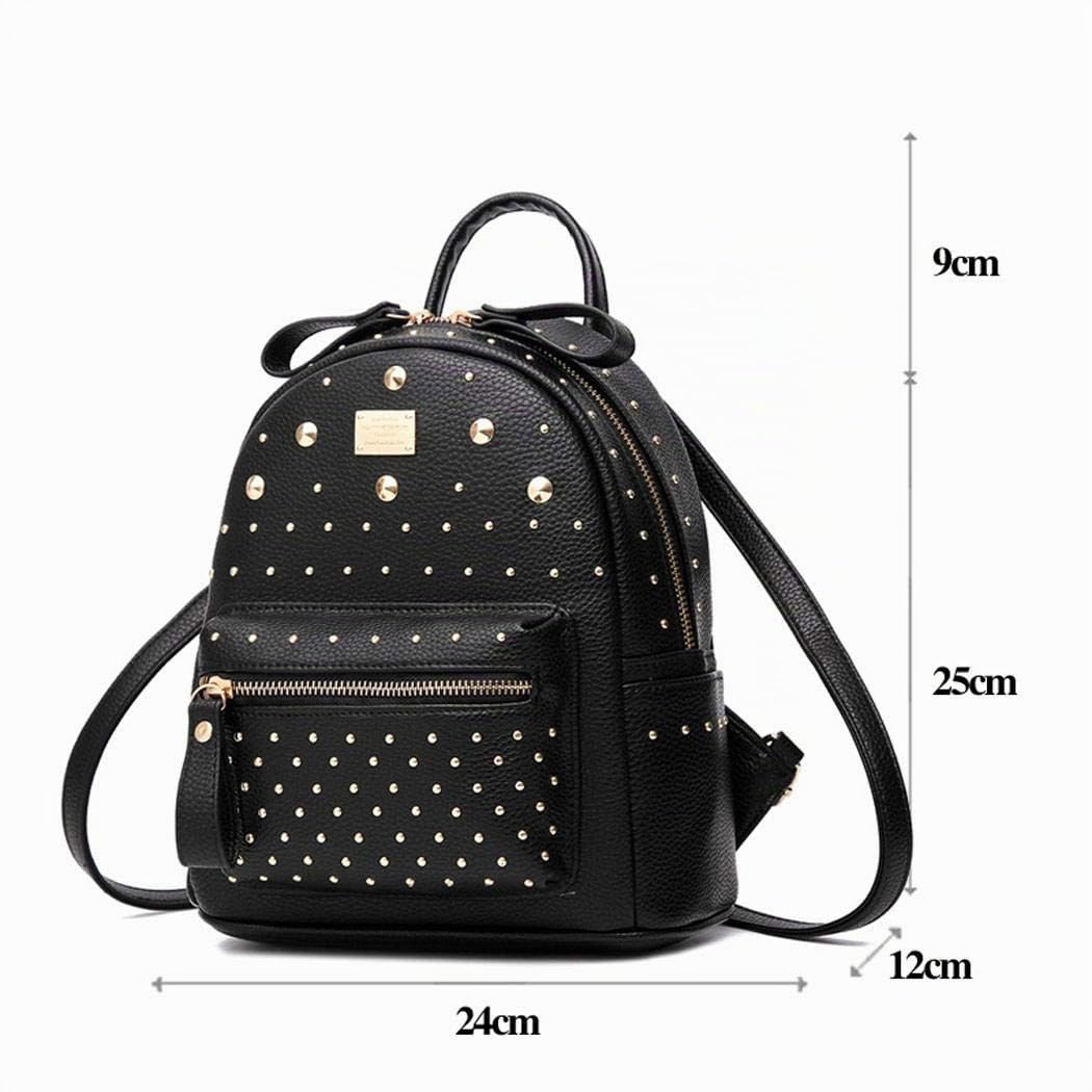 DEERWORD Femme Sac a Dos Sacs à Main Portés Bandouliere Feminin Ados Original PU Cuir 5255 1pc Ensemble