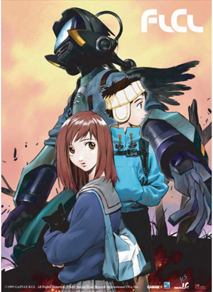 FLCL Wall Scroll, Poster, One Size, Multi