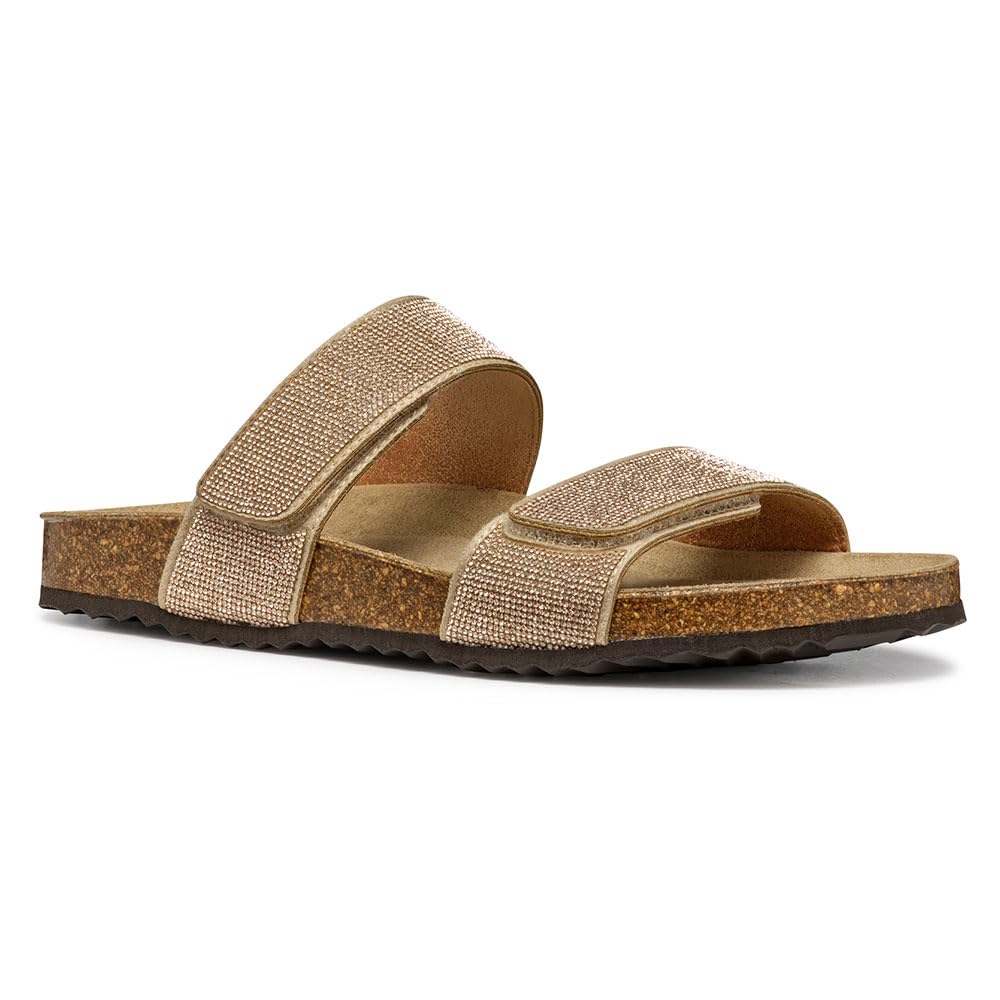 Geox D BRIONIA R D, Women’s Flat Sandal, Rose Gold,