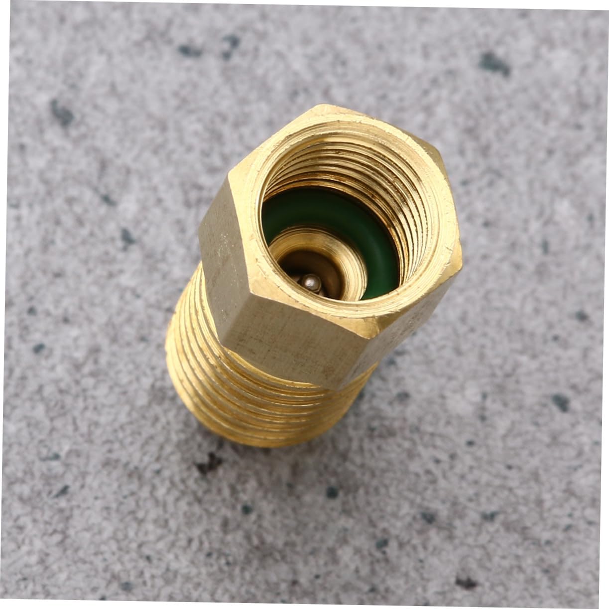 Luxshiny Car Refrigerant Adapter Vacuum Pump Adapter Easy Install for Ac System