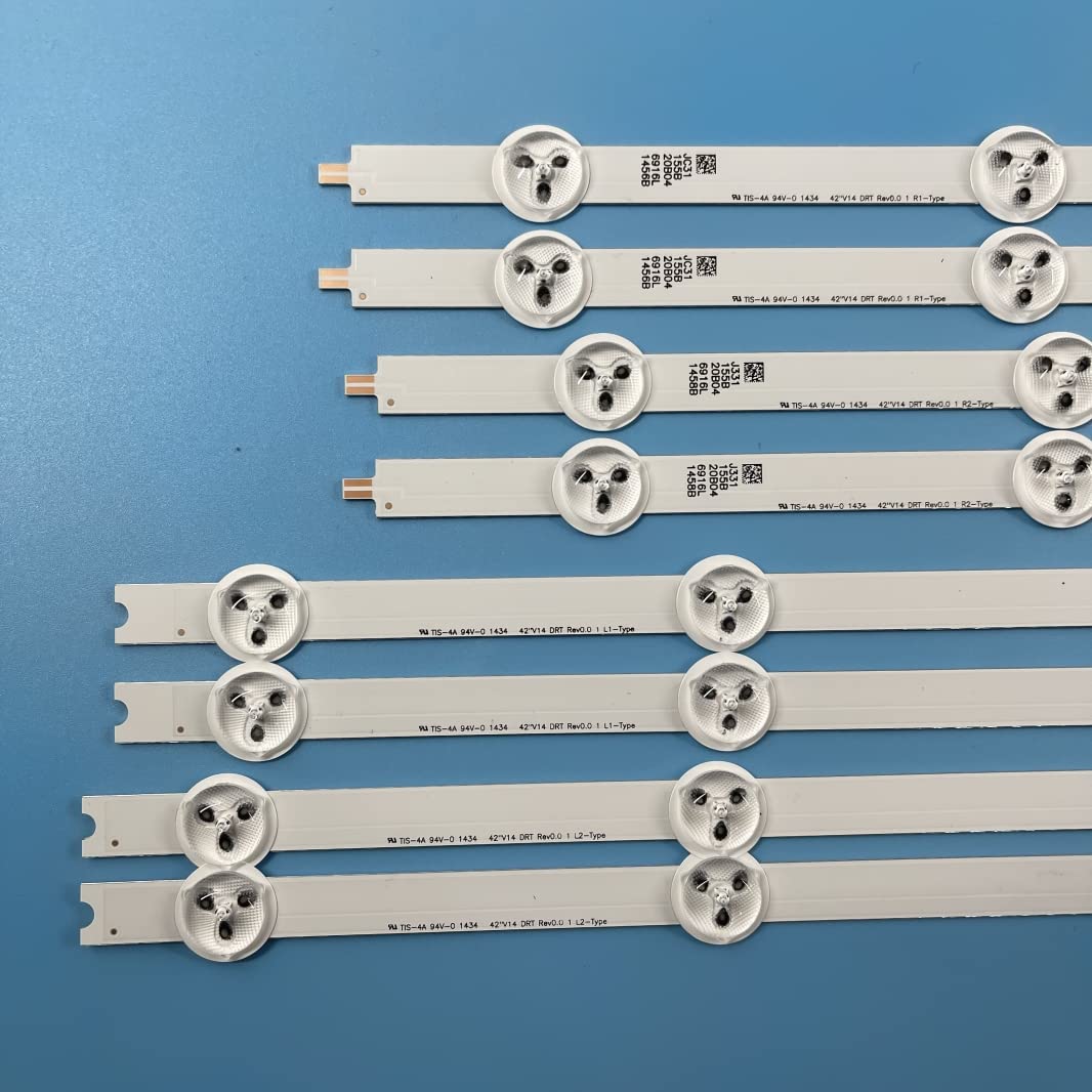 Lot De 12 Barrettes LED Pour Rétroéclairage TV Philips 55PFH6309 - Neuf Sous Emballage