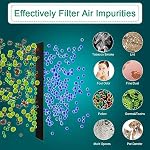 Cut to Fit Activated Carbon Filter Sheet, 48x16'' Charcoal Air Vent Filters Pad Carbon Pre Filter Black Range Hood AC Replacement Fabric Filters for Air Conditioner Diffusers