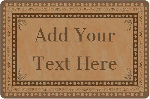 Magimagine Tapete personalizado para puerta exterior e interior  Tapete de bienvenida personalizado para interiores y exteriores para puerta