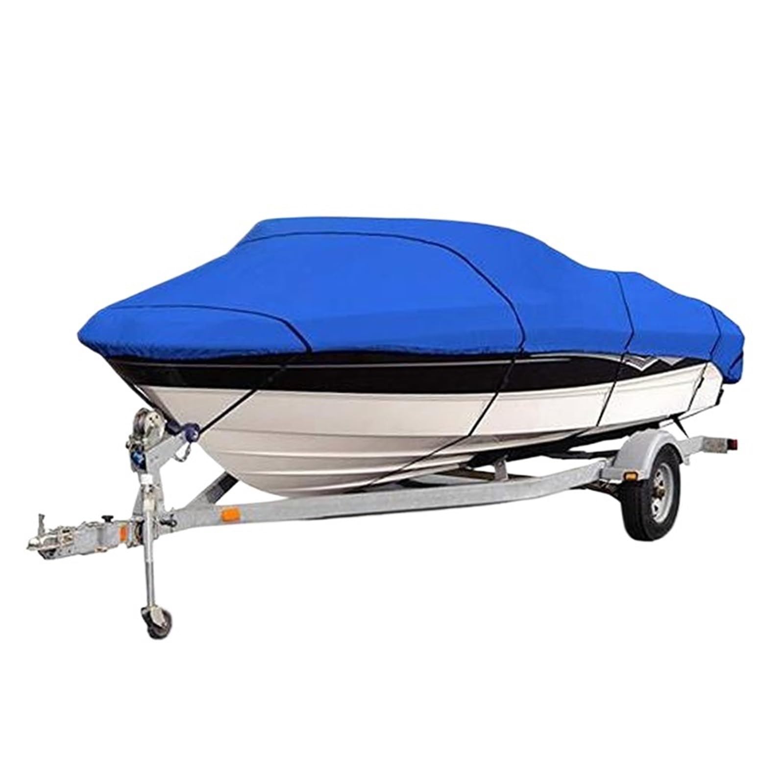 Telo Copri Barca Impermeabile, Telo Copribarca Copertura for barca da pesca e sci for impieghi gravosi for 11-13' 14-16' 17-19' 20-22' con scafo a V, impermeabile, anti-UV e con protezione solare. Cop