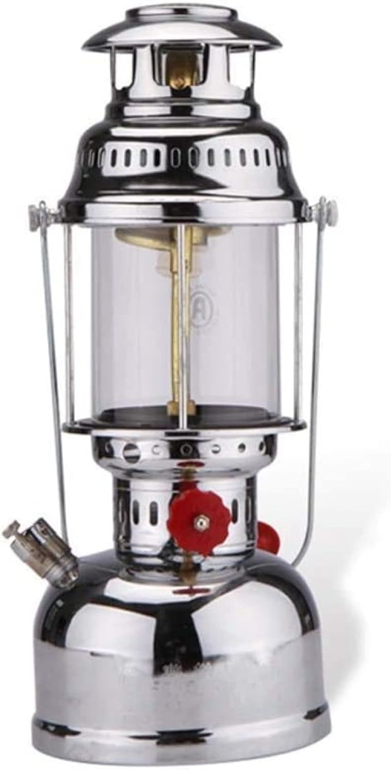 OLIMY Oil Lamp Lamp Oil Windproof Gas Lamp Portable Vintage Mantle Kerosene Lamp Camping