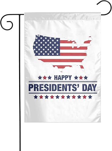 Miniatura 1 de Bandera de jardín para el Día del Presidente banderas de doble cara para el hogar boda fiesta decoración de vacaciones