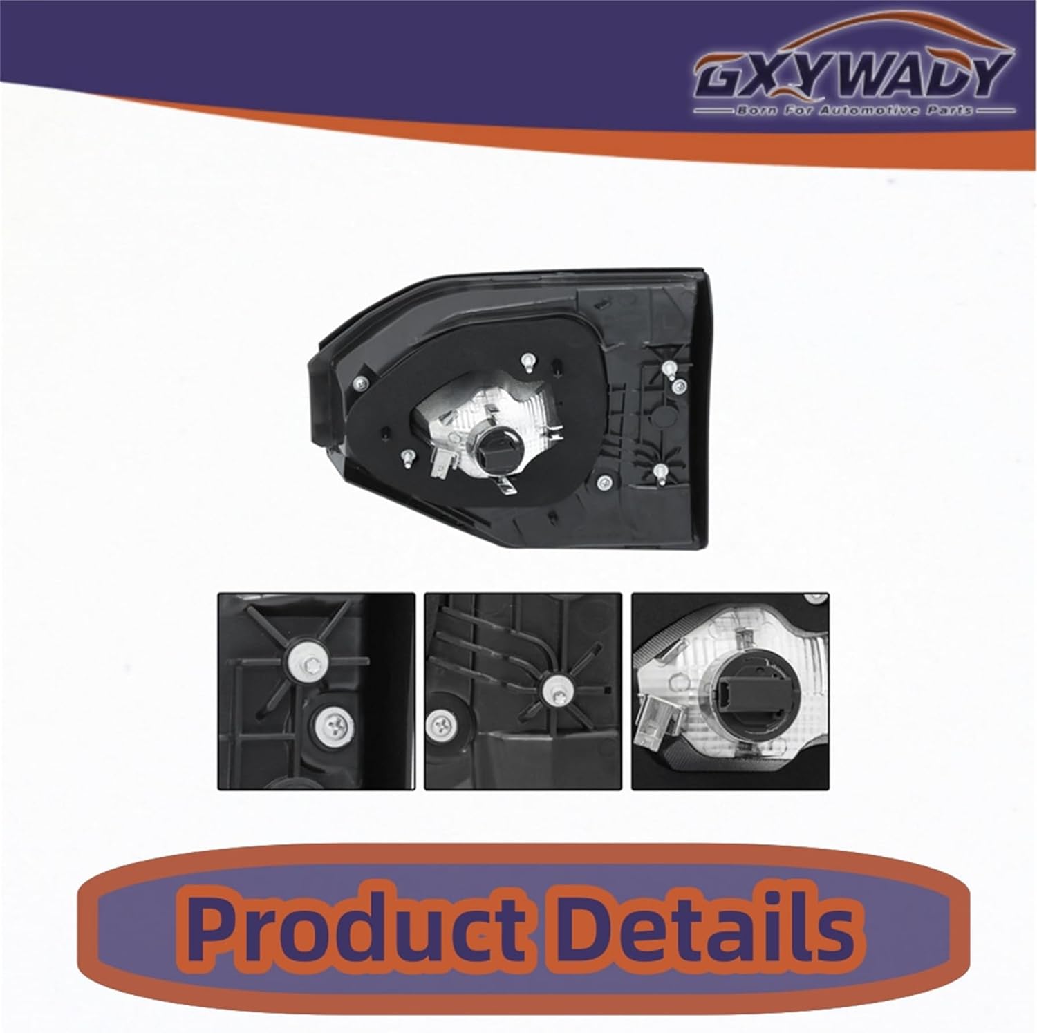 GXYWADY Driver Left Side Tail Light Assembly Replacement for Pilot 2023 2024 2025 Halogen Tail Lamps Assembly