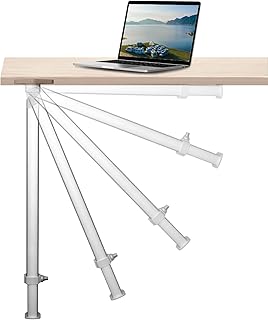 Folding Telescoping Leg 21-36inch Height Adjustable Rv Table Legs, Aluminum Alloy Rv Table Support for Rv Pontoon Truck Camper Yacht Travel Trailer (Silver)