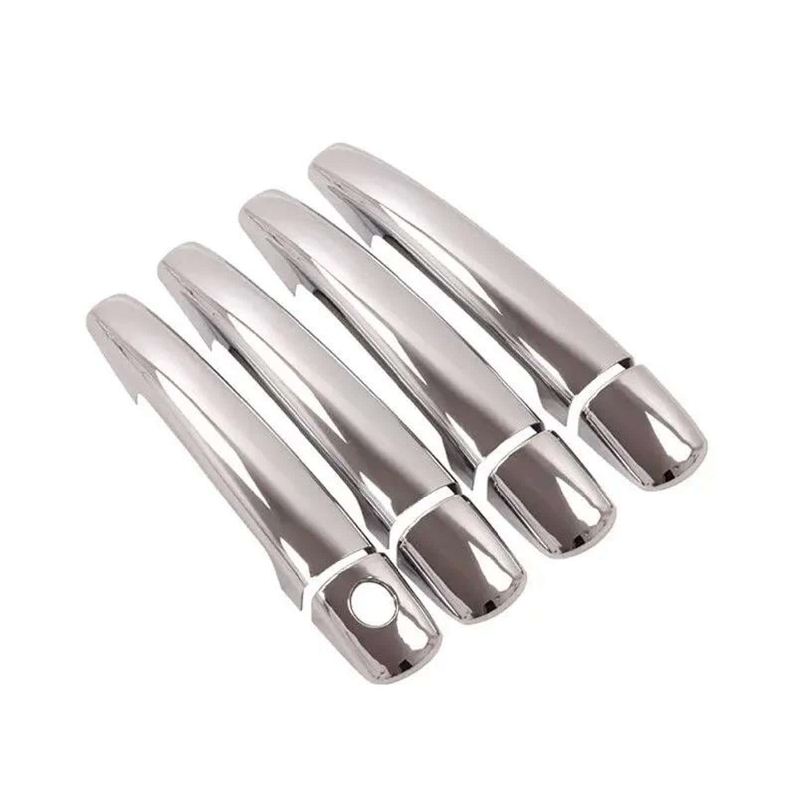 NMJLQW Exterior Decoration Chrome Door Handle Cover Trim Car Styling Accessories for Citroen C4 for Pallas for Triomphe for Quatre 2004-2010(4 Door)