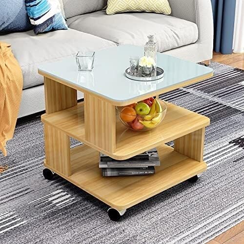 Table Basse de Stockage en Bois pour un Salon Ordonné et une Chambre Cosy