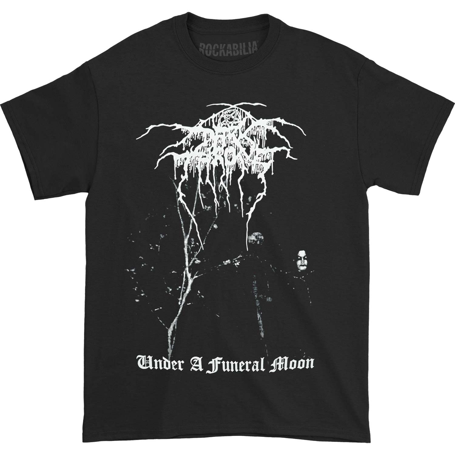 Darkthrone 'Under a Funeral Moon Album' (Black) T-Shirt (as8, Alpha, x_l, Regular, Regular)