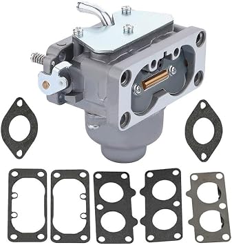 791230 Lawn Mower Carburetor for V-Twin 20 21 Engines for YTH23V48 YTH2348 for Craftsman LT1000 Direct Replacement for 799230 with 7 Gaskets Silver for Outdoor Use