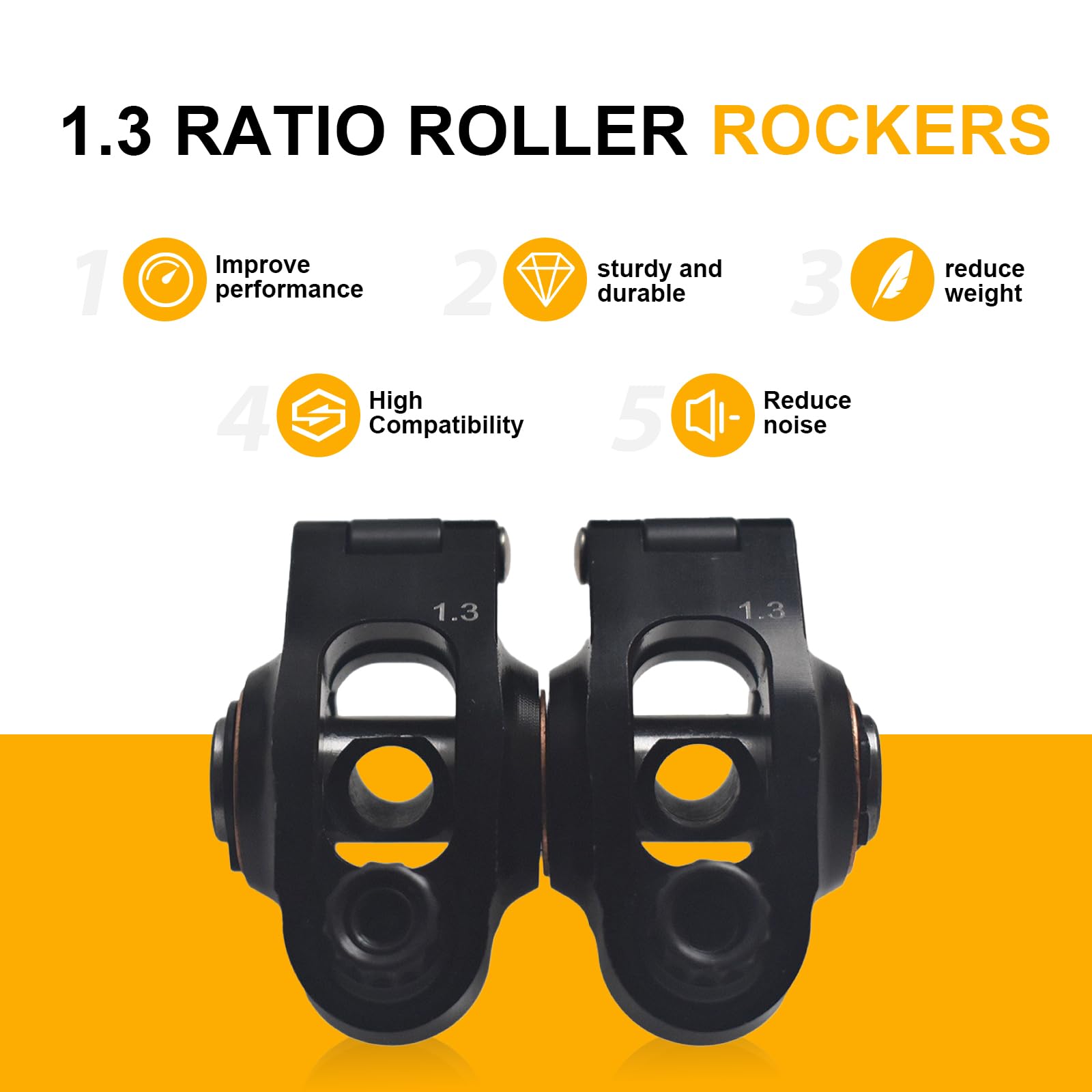 Stamped Steel Rocker Arms 1.3 Ratio Kit – For Honda GX160/GX200 ...