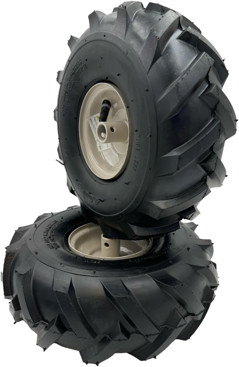 Set - 11x4.00-4 Tiller Wheel - 3/4" Hub - Craftsman & Troy-Bilt Tiller Replacement