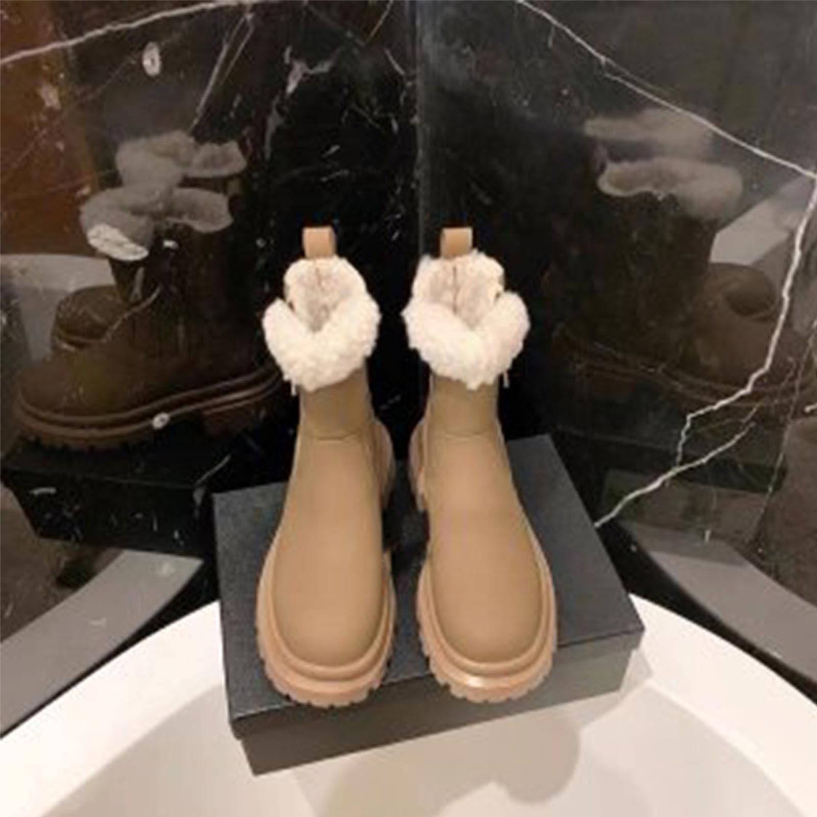 Botas Invierno Mujer Forradas con Pelo Botas Nieve Mujer Invierno Botines