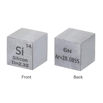 PATIKIL Silicon Cube, 10mm Si Density Cube