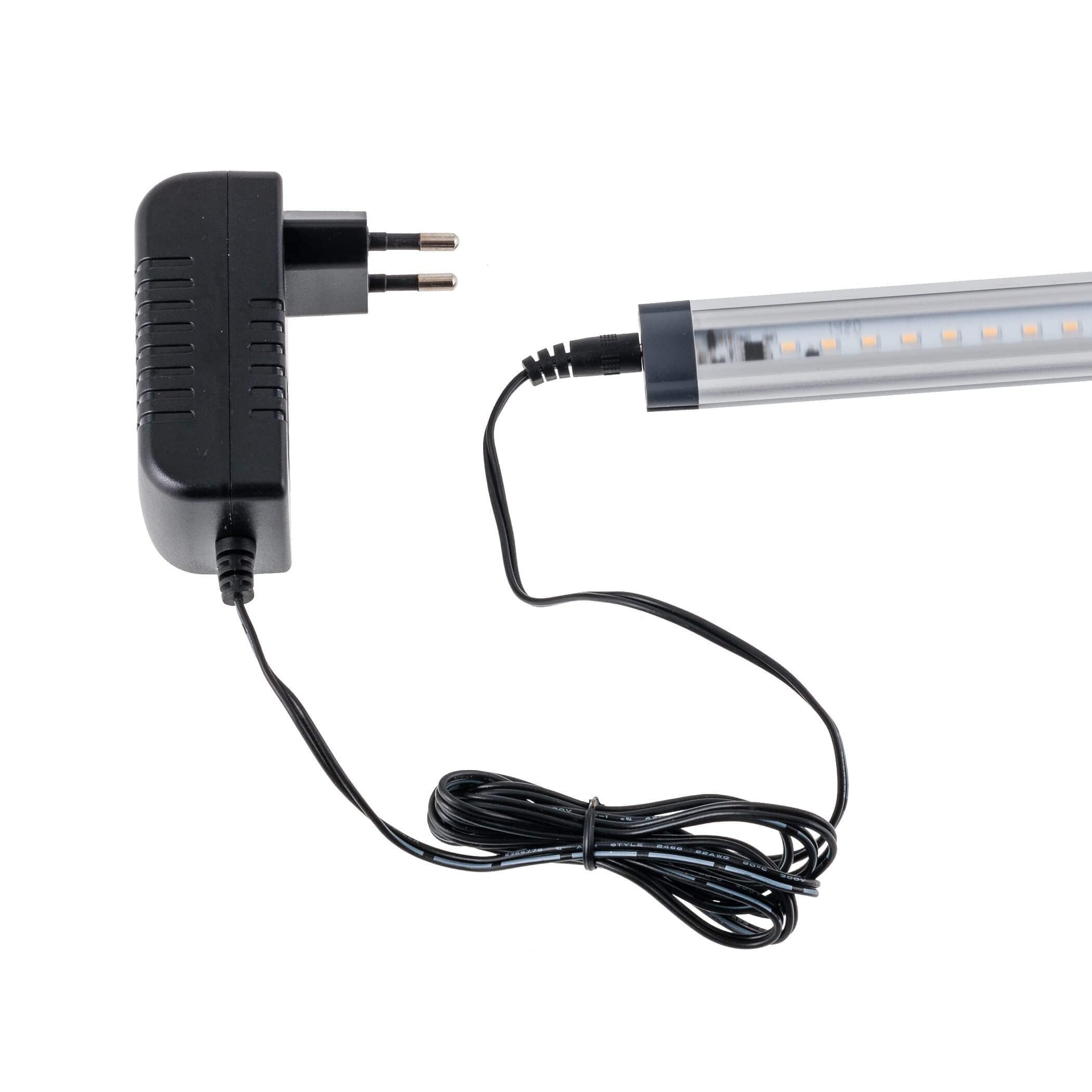 SEBSON® 5x LED sottopensile luce calda, dimmerabile, 30cm, Touch, 3.5W, 250lm, 12V DC