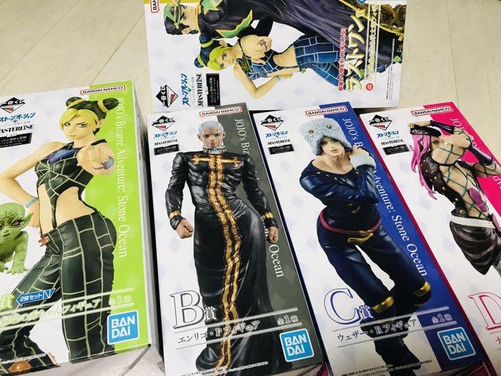 一番くじ ジョジョ ストーンオーシャン A賞C賞ラストワン セット Amazon.co.jp: ジョジョ 一番くじ ストーンオーシャン A賞 B賞 C賞 D賞