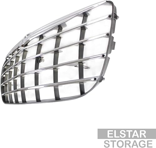 Miniatura 2 de CarPartsDepot Nueva parrilla delantera cromada plateada compatible con Chrysler Sebring Sedan Convertible