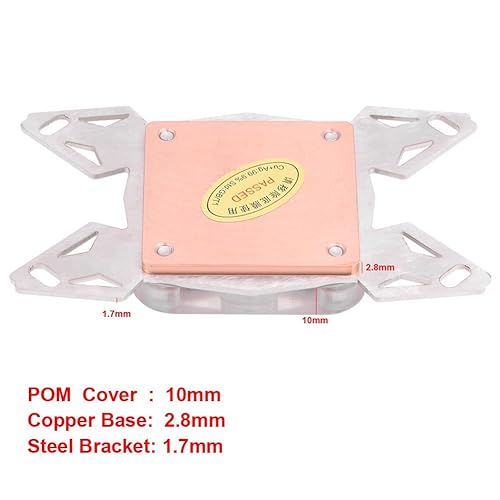Miniatura 7 de Diyeeni Bloque de agua de CPU para enchufe AM4, enfriador de CPU de refrigeración por agua, disipador de calor G1/4 pulgadas, rosca de cobre,