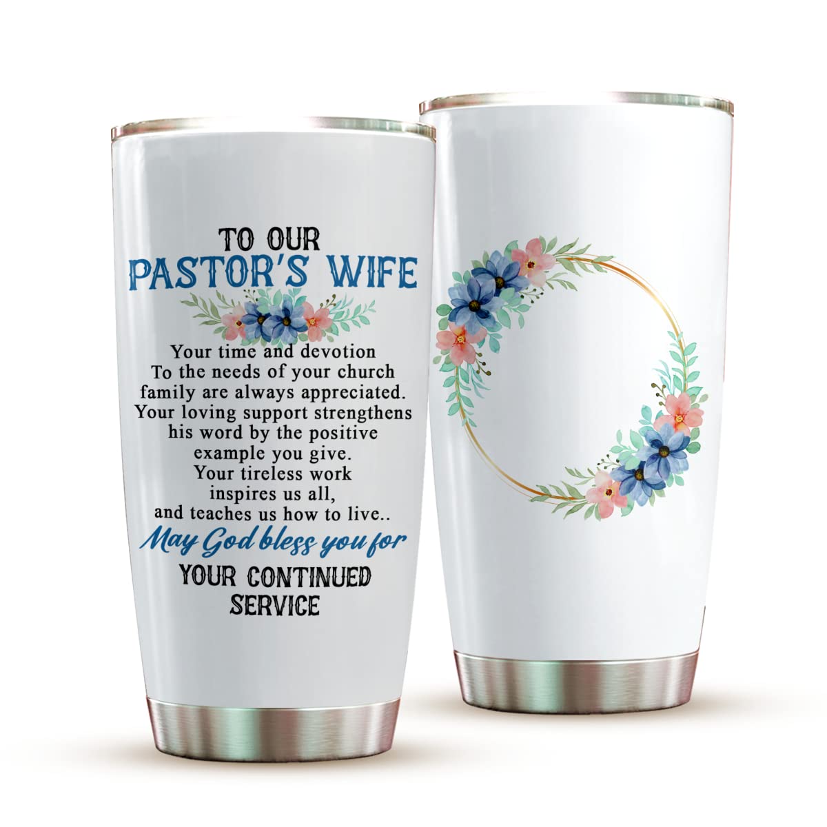 Amazon.com | Cavalo Designs Insualed Tunbler Pastor Appreciation Gifts,  Pastor Appreciation Gifts For Women, Pastors Wife Appreciation Gifts,  Christan Gifts For Women Faith, Religious Gifts For New Pastors: Tumblers &  Water Glasses