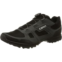 Giro Gauge BOA Mens Mountain Bike Shoe, Dark Shadow/Black, US 9.5 / EU 43