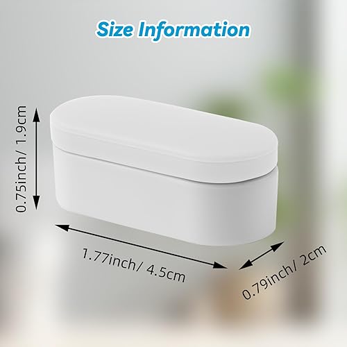 Miniatura 10 de iFealClear 8 piezas de parachoques universales para asiento de inodoro para bidé, parachoques de goma para cambiar de altura, fuerte adherencia para