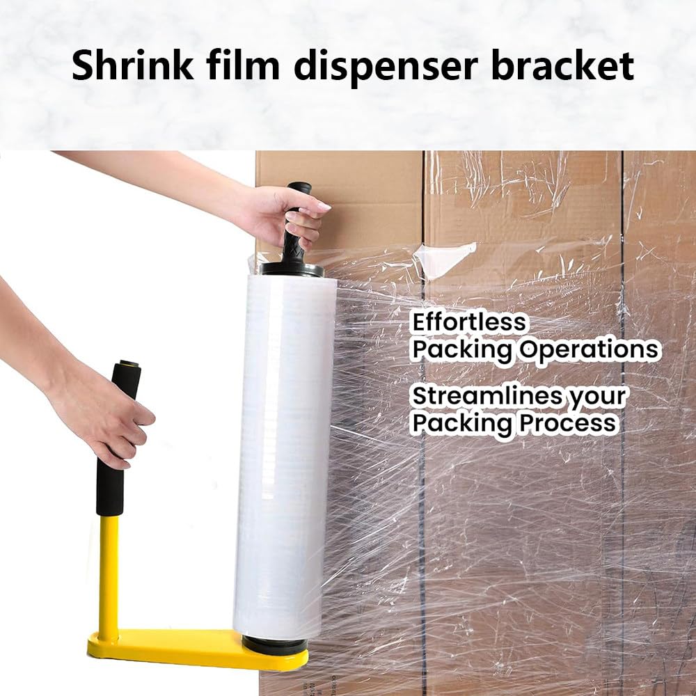 Handgehaltene Stretchfolien-Verpackungsmaschine,Geeignet Für 45 cm (17,7 Zoll) Und 50 cm (19,6 Zoll) Folien. Für Lebensmittel Und Kleine Verpackungen.Folie Nicht Im Lieferumfang Enthalten