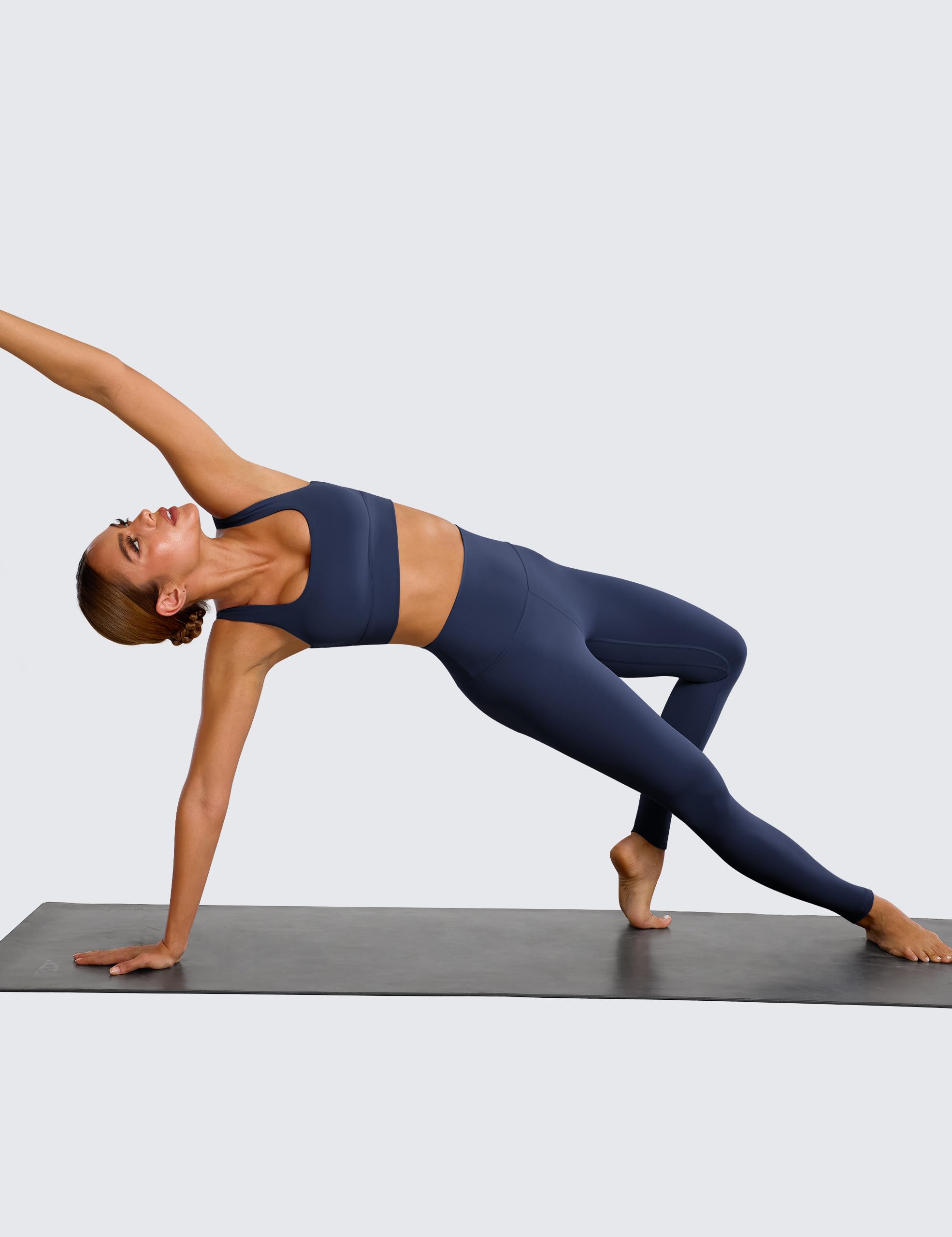 BAYDI Clouduxi, leggings sportivi da donna, opachi, per yoga, lunghi