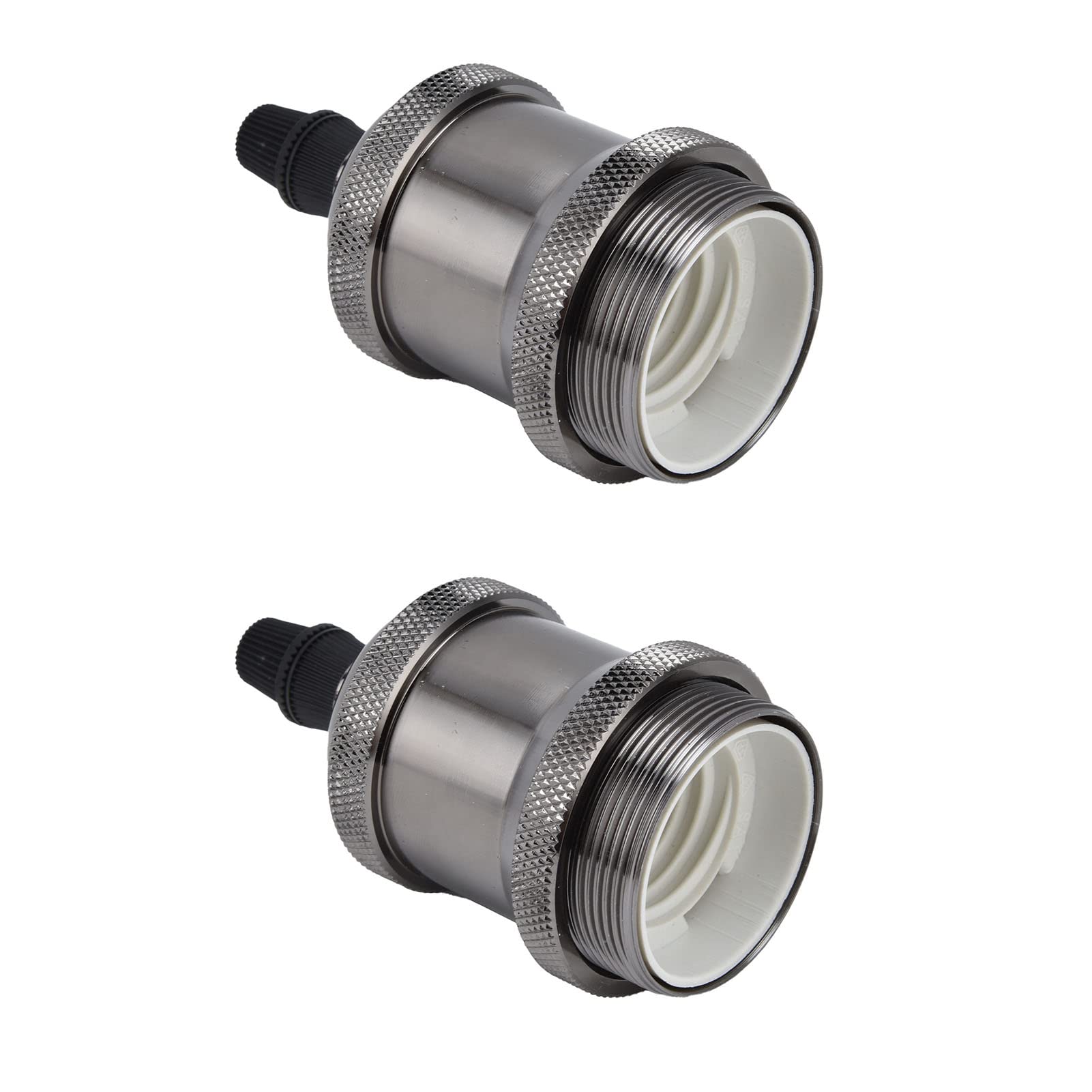 Light Sockets, Durable Light Socket Easy to Assemble and Disassemble for Family for Home(Pearl Black)-image-37