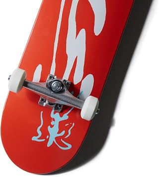 [CCS] Ink Blot Logo Skateboard Complete - Red - 8.00