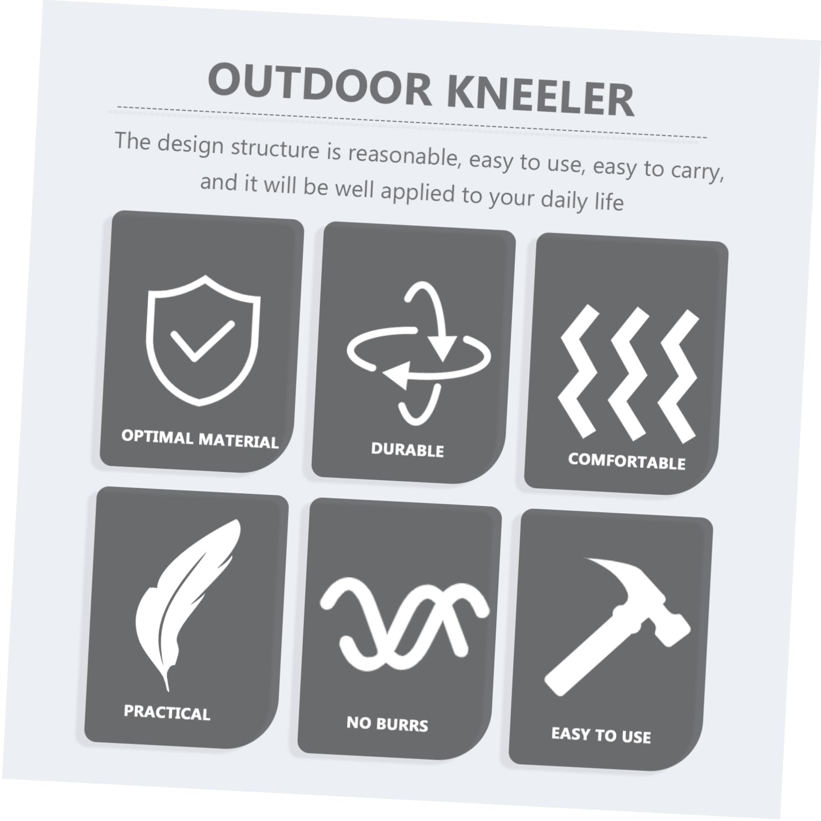 2 Piezas Almohadilla para Arrodillarse de y Flexible Cojín Protector para Rodillas Multifuncional para Jardín Baño Yoga y Trabajo Doméstico Color Gris