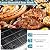 Criditpid Replacement Parts for Nexgrill 6 Burner 720-0896B, 720-0896, 720-0898, 720-0896E, 730-0896 Grills. 17 Inch Cast Iron Grates and Heat Plates for Nexgrill Deluxe 6 Burner Gas Grill 720-0896B.