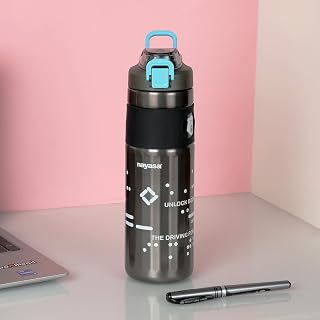 Nayasa Move On 700-660 ML Double Wall Stainless Steel, Insulated Vacuum Flask | Hot & Cold | Dual Sipping Mode | Durable f... Price In India