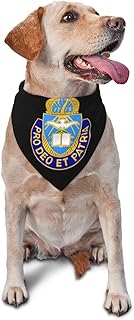 US Army Chaplain Corps Regimental Insignia Triangle Dog Bandana Scarf Accessories for Pet Bibs