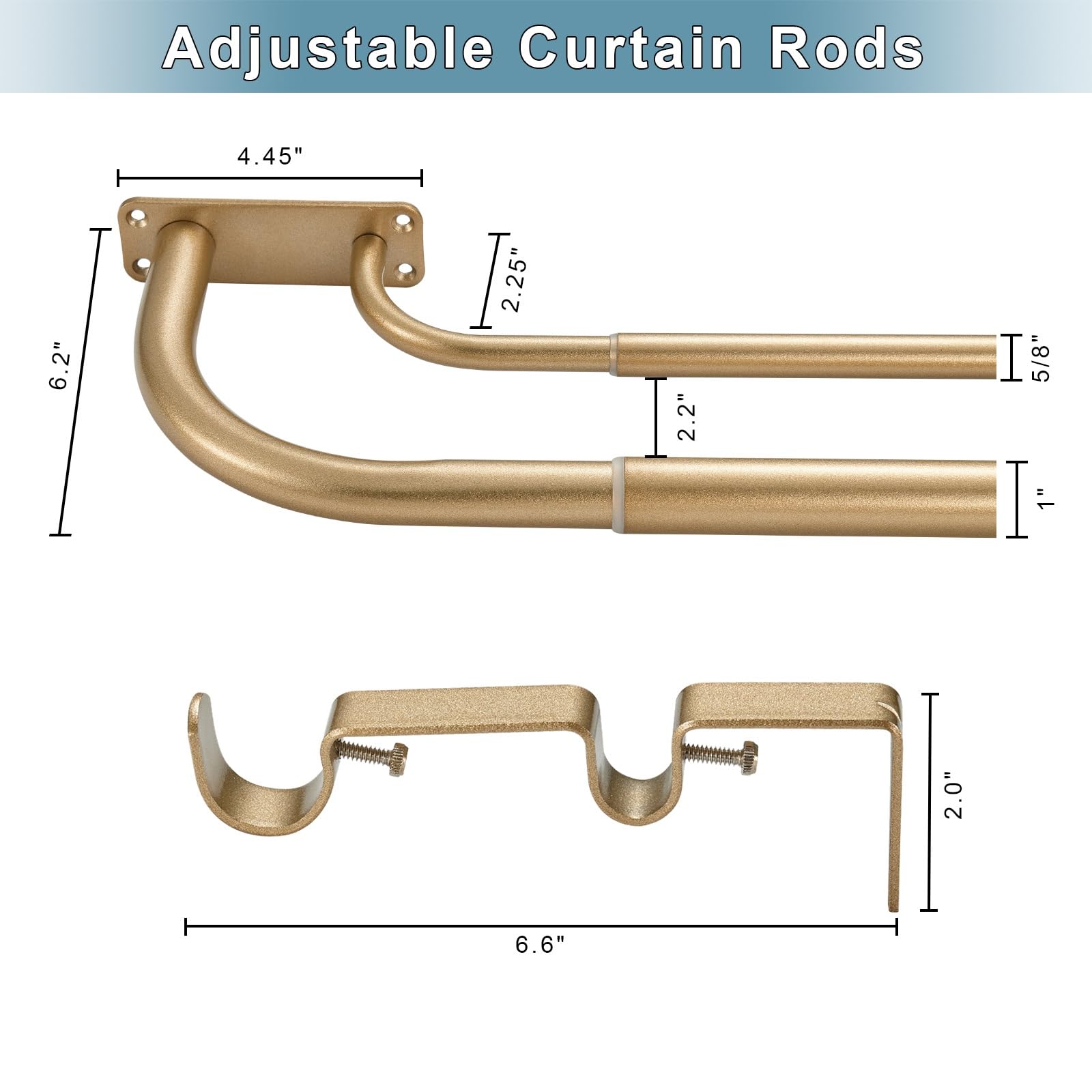 Curtain Rods 48 84null