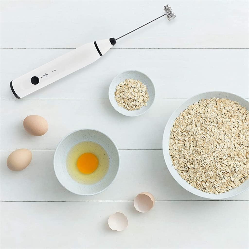 Electric Mixer 3-Speed Milk Frother Hand Blender/Stirrer Chargeable Eggbeater Mini Foamer (Color : A Size : As the picture shows)