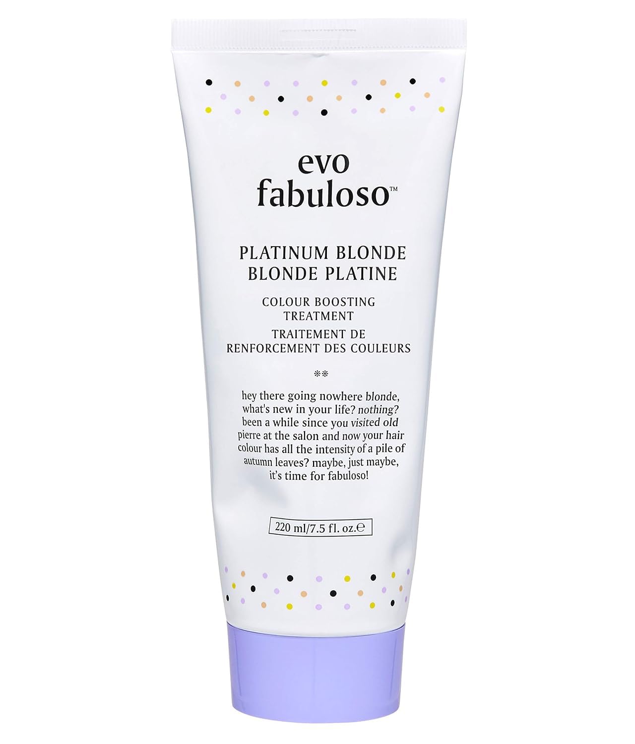 Evo Fabuloso - Platinum Blonde Toning Shampoo - Refreshes and revives colored hair - Purple shampoo to Extended Life of Color - Treated Blonde Hair & Platinum Blonde Color Boosting Treatment - Bundle