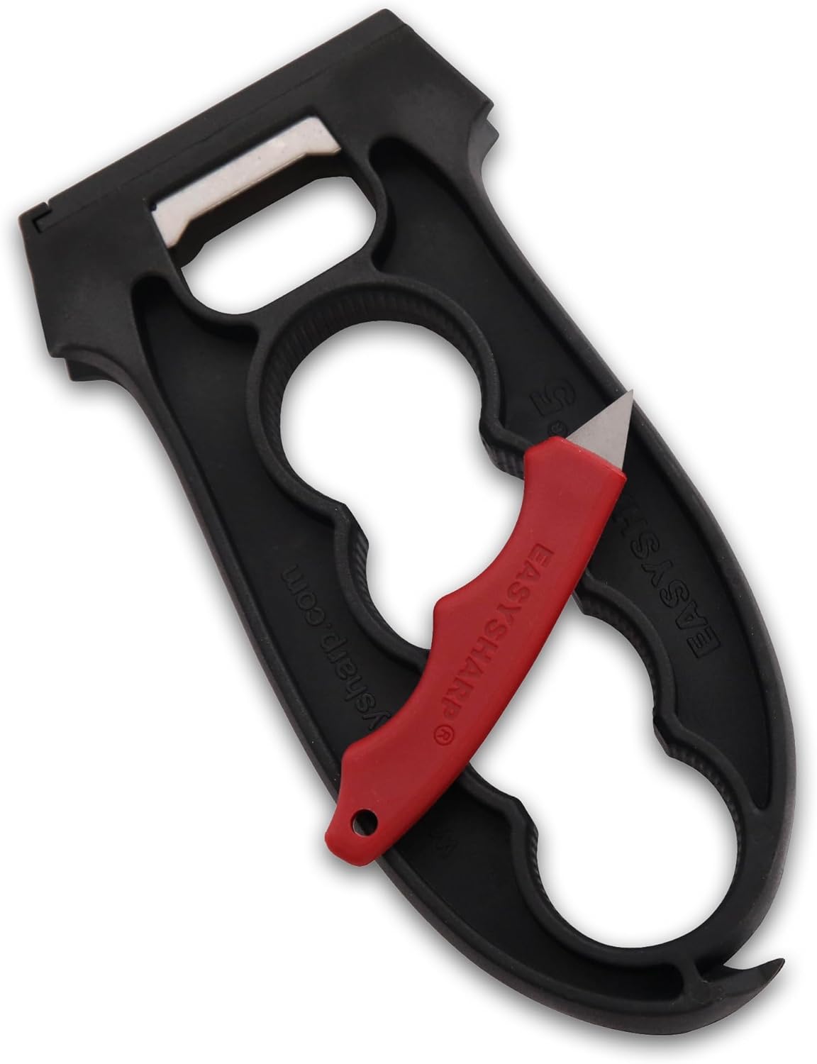 All-in-One Knife Sharpeners for Kitchen Knives, Gardening, & Pocket Knife Sharpening - Knife Sharpener Kit with Mini Blade Sharpener for Knives - Scissor Sharpener Tool