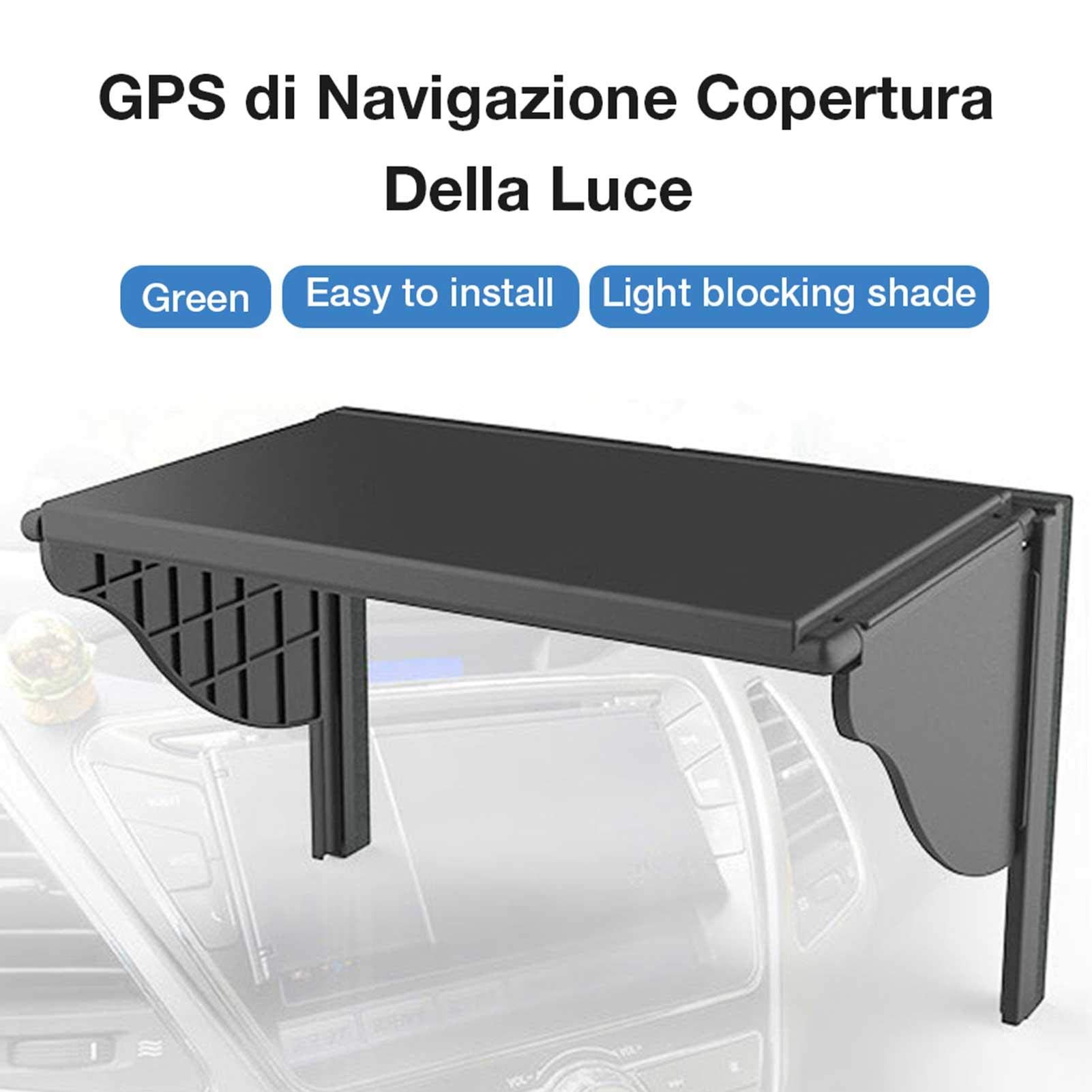 7-Inch Sun Visor Anti-Glare Shade For GPS, Sat Nav & Tablets - Universal Mount