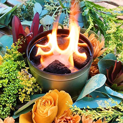 Tree Free Fire - Portable Tabletop Fire Pit - All Natural Alternative To Gel Fuel Cans | Tabletop Fire Bowl, Perfect Outdoor Fireplace #TOP2