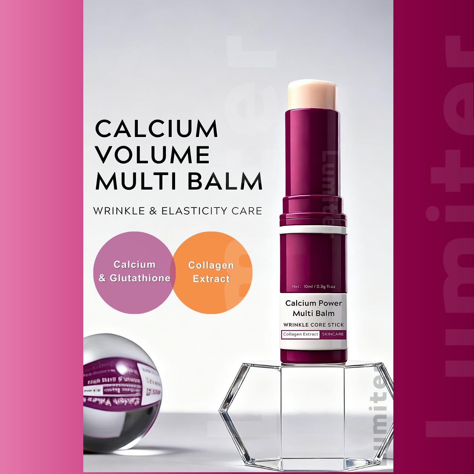 Cementere Calcium Volume Multi Balms, Calcium Multi Balm Stick, Anti-aging & Firming Korean Moisturiser - Image 2