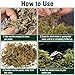 KKX Natural peat Moss Reptile Moss, Reptile Moss, Ideal Reptile Moss for Box Turtles, Hermit Crabs, Leopard Geckos, Snakes and enclosures 7 OZ