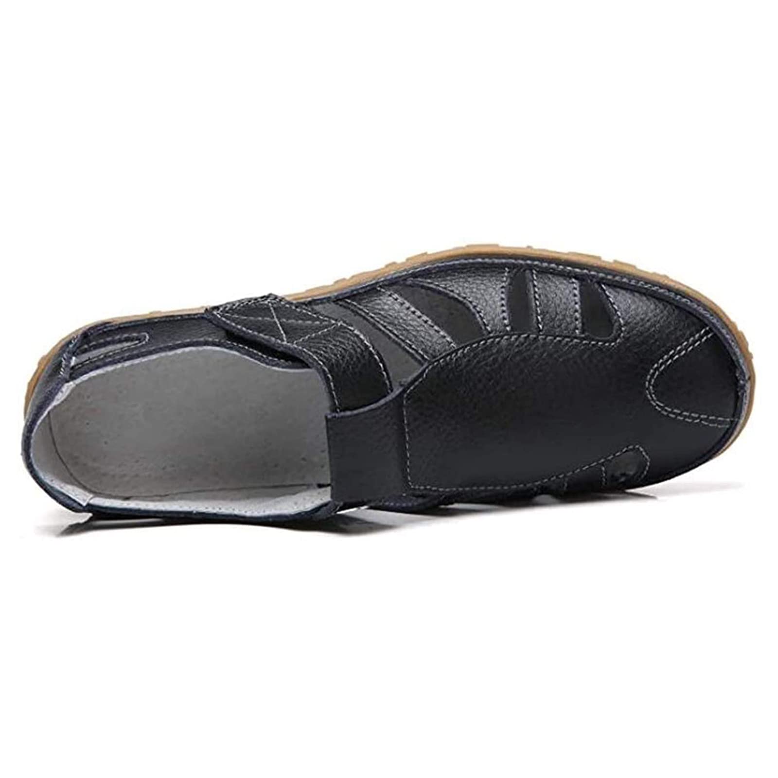 ZLZNX Sandali da Donna Ciabatte Infradito Sandali Spiaggia Ciabatte Casual Spessa Passeggio Scarpe Wide Fitting Leggero Comfort Scarpe,B,CN42
