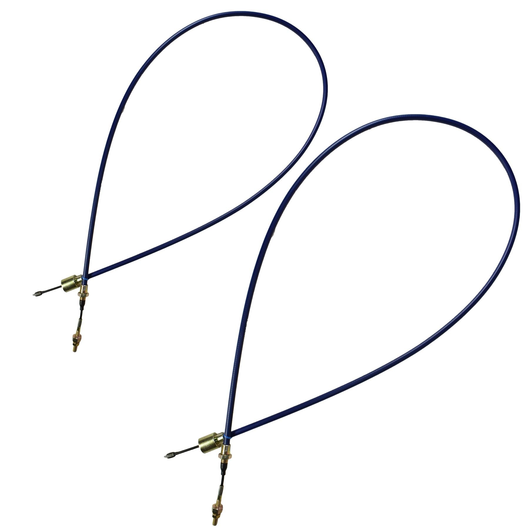 AB Tools 2 x Cable de Freno de Remolque de Larga Vida para Alko Sistemas de Revestimiento Exterior Desmontable 1620 mm